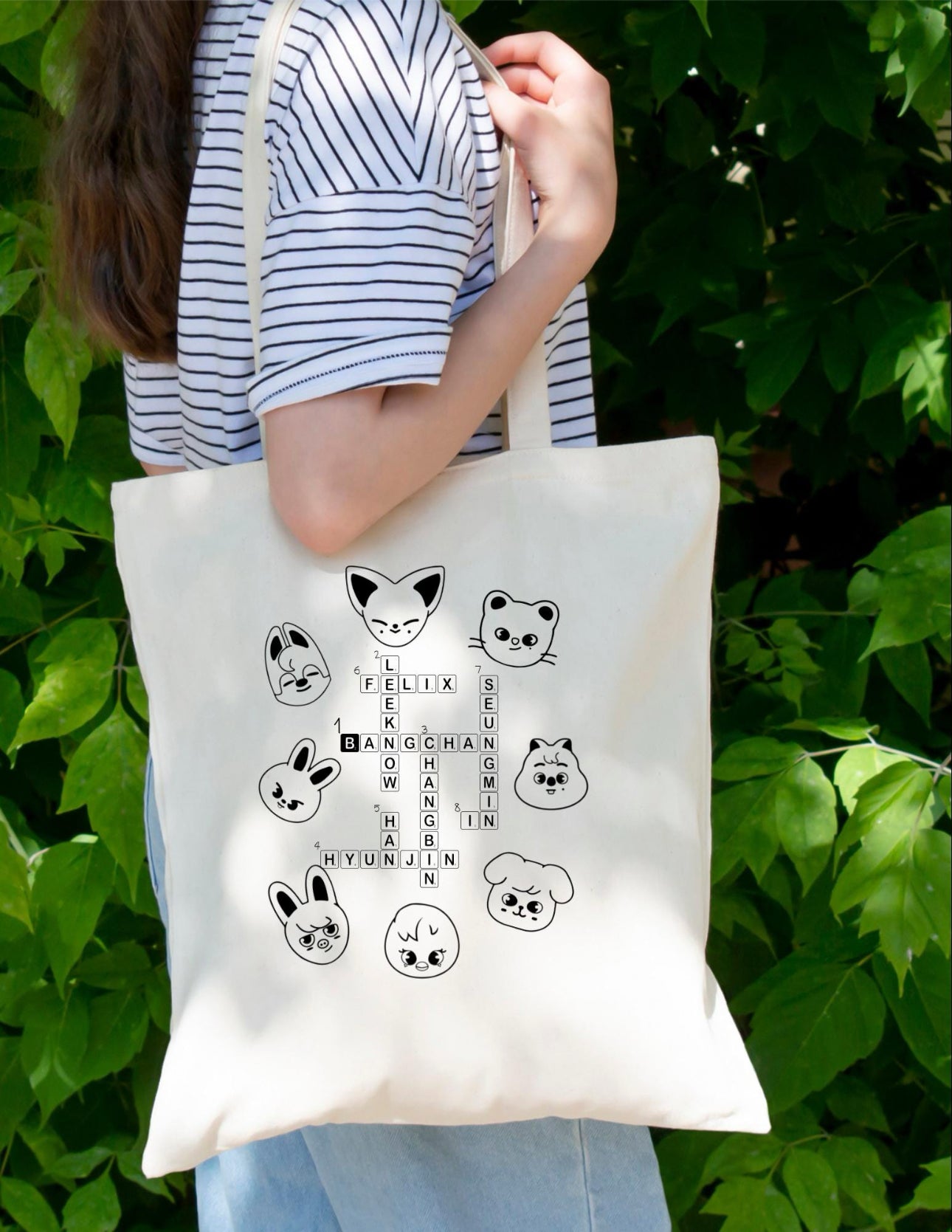 Stray Kids 12 x 14 Canvas Tote Bag – Sublimated K-Pop Fan Essential