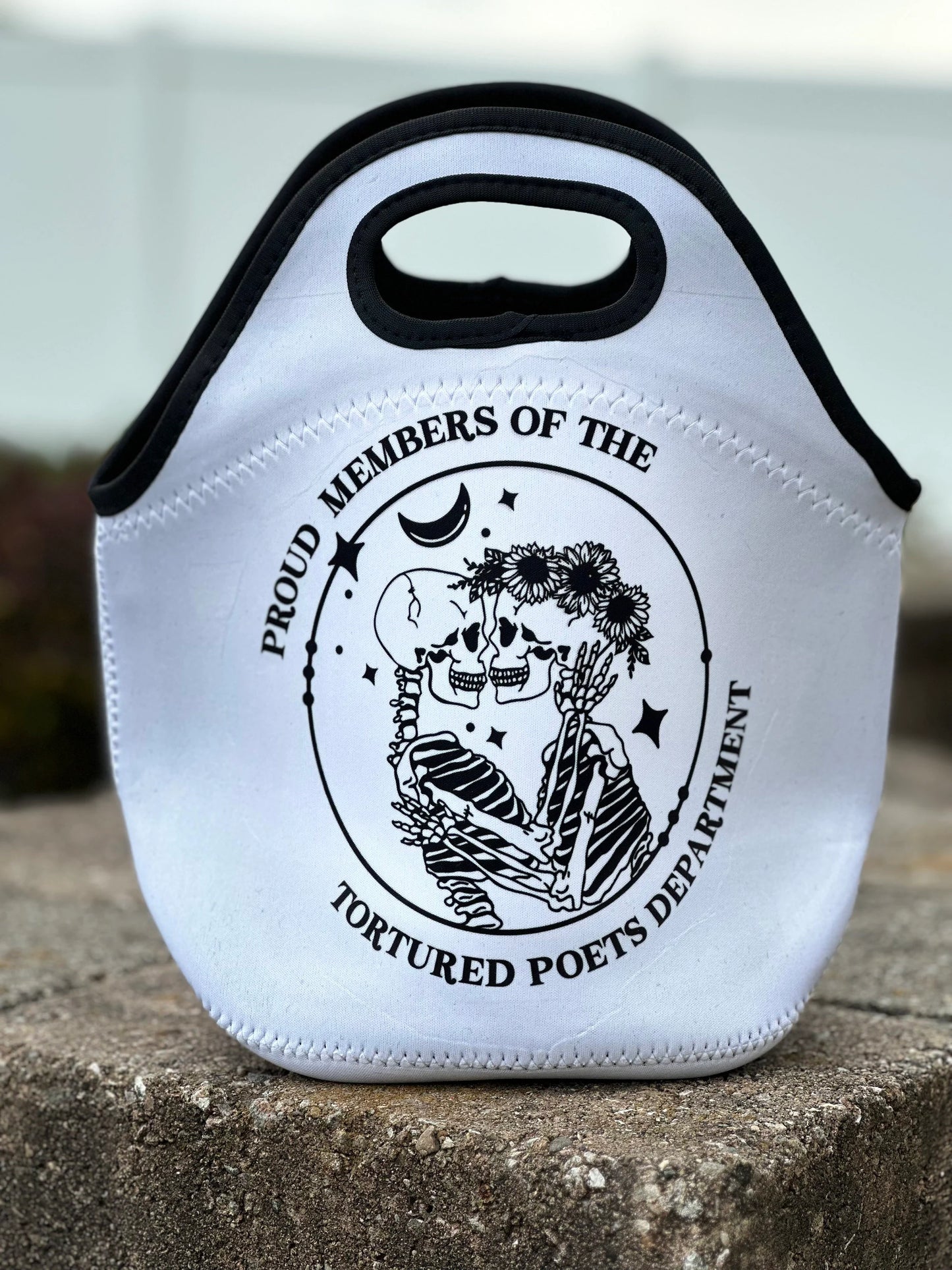 Tortured Poets (11 x 11.5 inches) Neoprene lunch bag