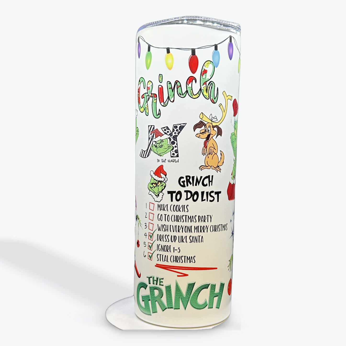 Glow-in-the-Dark Anti holiday 20oz tumbler