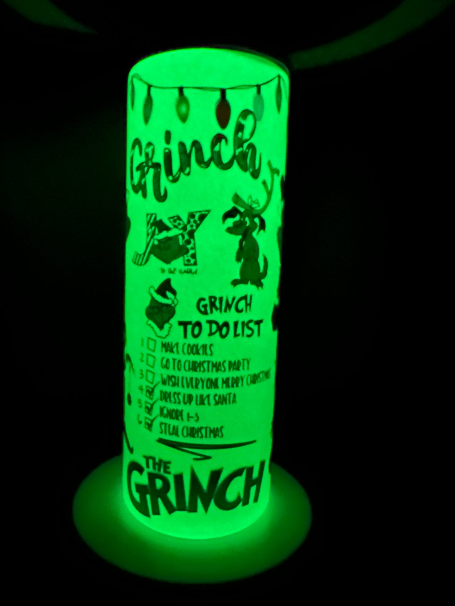 Glow-in-the-Dark Anti holiday 20oz tumbler