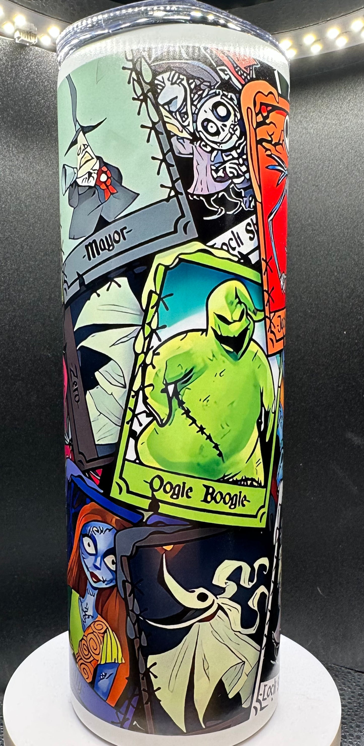 🎃 20oz Glow-in-the-Dark Nightmare Before Christmas–Inspired Tumbler