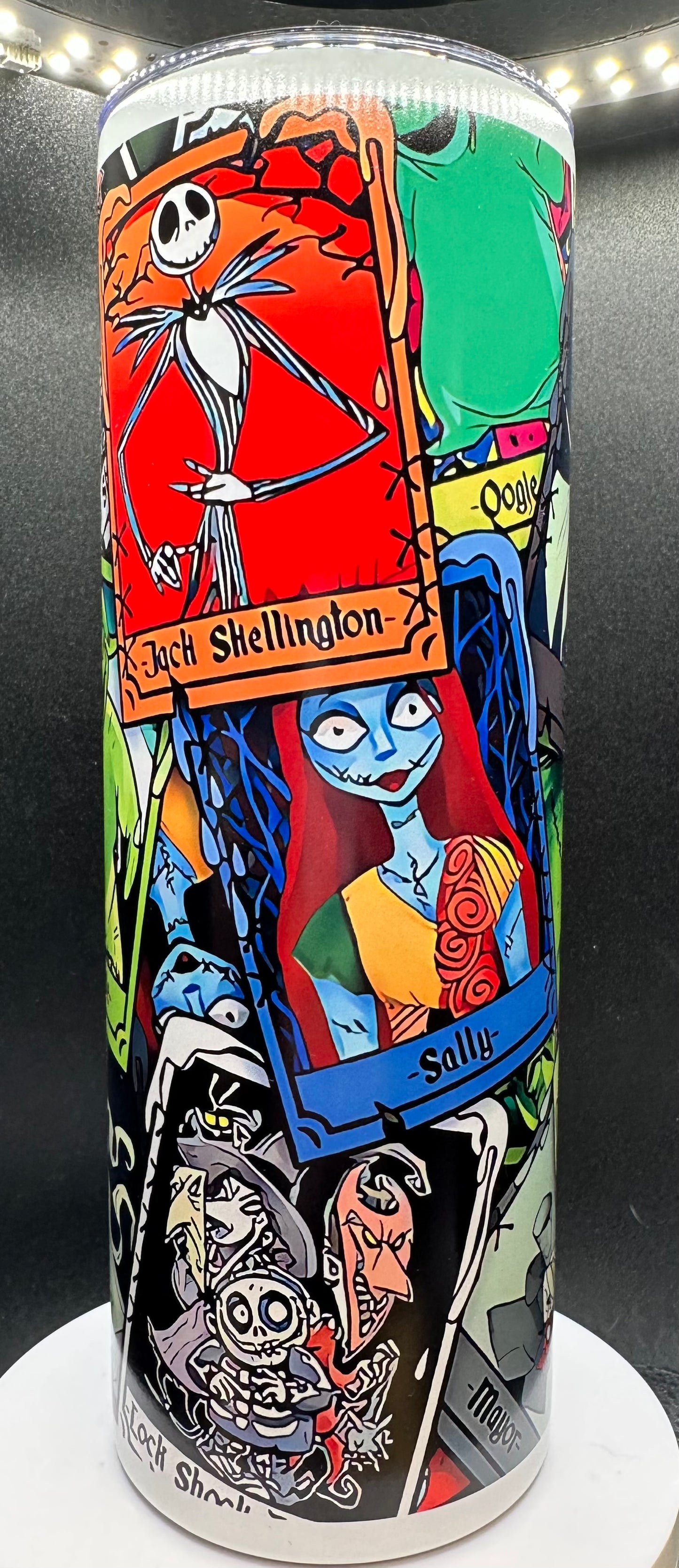 🎃 20oz Glow-in-the-Dark Nightmare Before Christmas–Inspired Tumbler