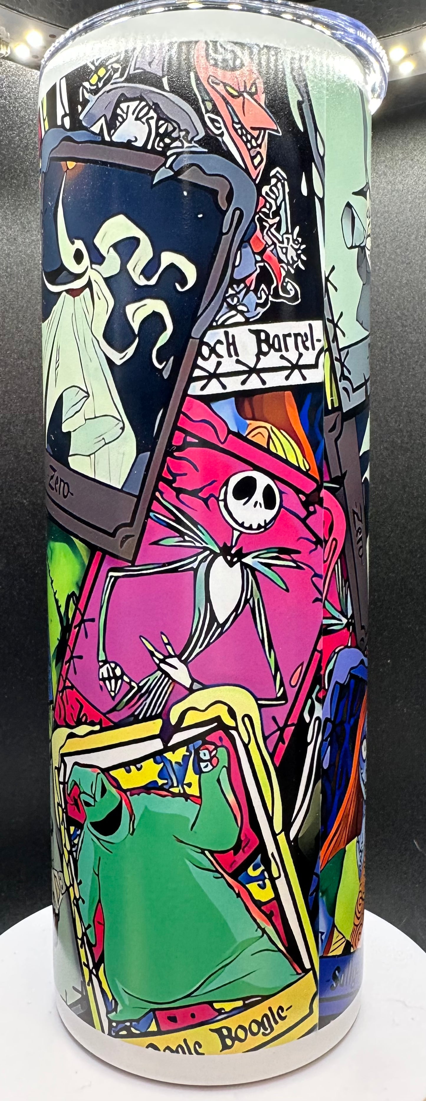 🎃 20oz Glow-in-the-Dark Nightmare Before Christmas–Inspired Tumbler