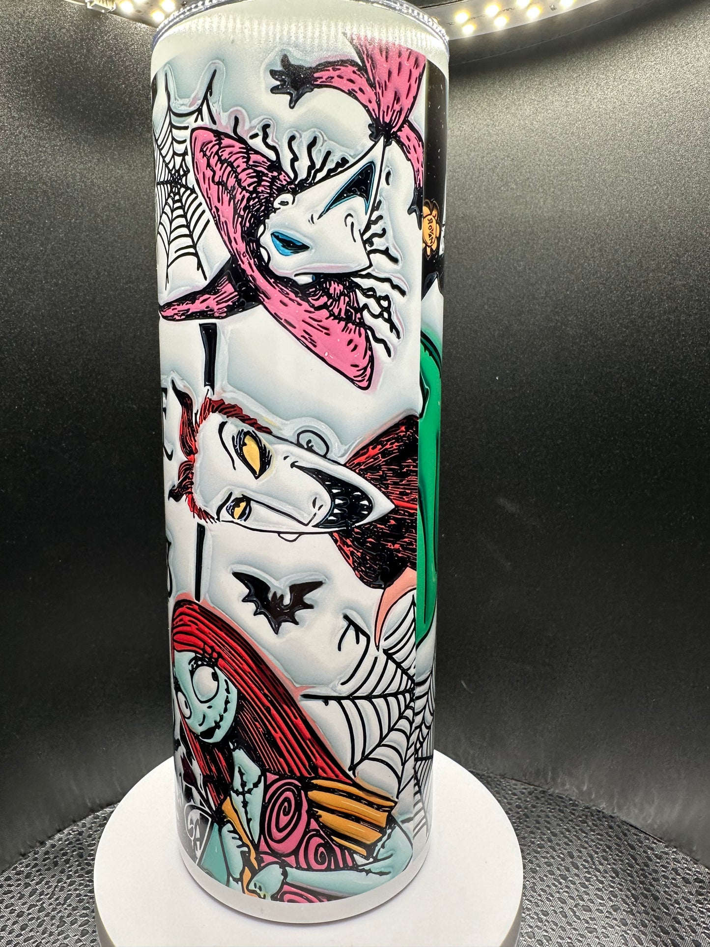 🎃 20oz Glow-in-the-Puffer Nightmare Before Christmas–Inspired Tumbler